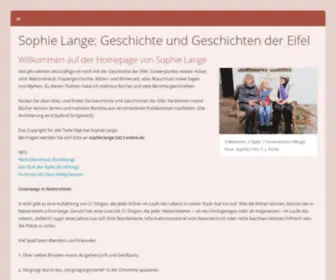 Sophie-Lange.de(Sophie Lange) Screenshot