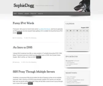 Sophiedogg.com(Dogg of all trades) Screenshot