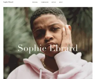 Sophieebrard.com Screenshot