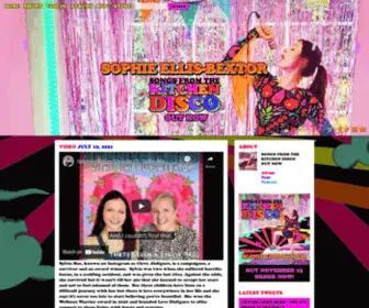 Sophieellisbextor.net(Sophie Ellis) Screenshot