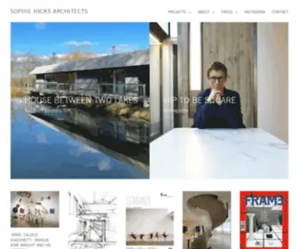 Sophiehicks.com(SOPHIE HICKS ARCHITECTS) Screenshot