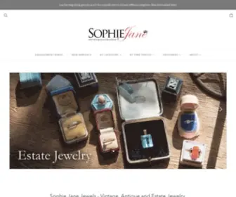 Sophiejanejewels.com(Vintage Jewelry Los Angeles) Screenshot