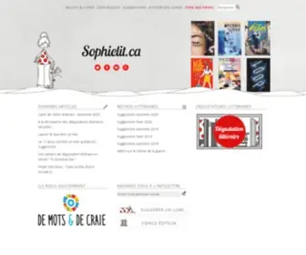 Sophielit.ca(Sophie lit) Screenshot