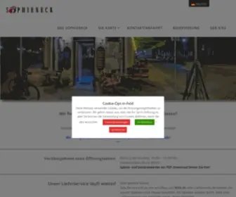 Sophieneck-Berlin.de(Deutsche Küche) Screenshot