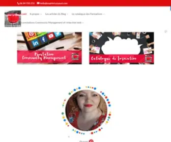 Sophieturpaud.com(Community manager expert Pinterest. Organisme de formation spécialiste) Screenshot