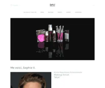 SophievMakeupartist.com(/ Who I Am) Screenshot