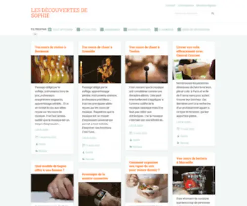 Sophievousconseille.com(Les) Screenshot