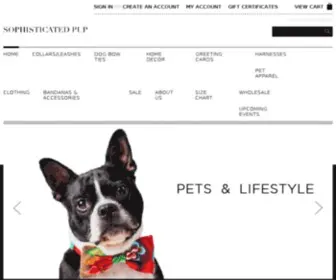 Sophisticatedpup.com(Sophisticated Pup has the best dog collars) Screenshot