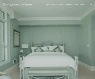 Sophisticateinteriors.com(Full-Service Residential and Commercial Design in San Francisco Bay Area) Screenshot