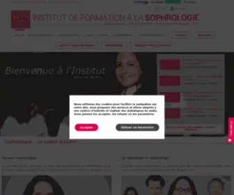 Sophrologie-Formation.fr(Institut de Formation à la Sophrologie) Screenshot