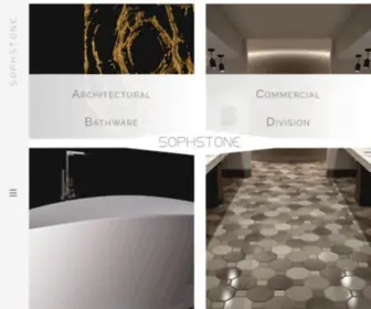 Sophstone.com(Architectural Bathware) Screenshot