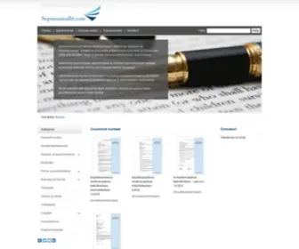 Sopimusmallit.com(Tarjoaa käyttöösi laajan valikoiman asiakirja) Screenshot