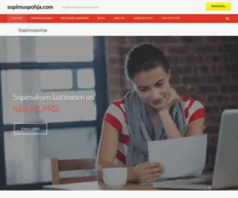 SopimuspohJa.com(SopimuspohJa) Screenshot