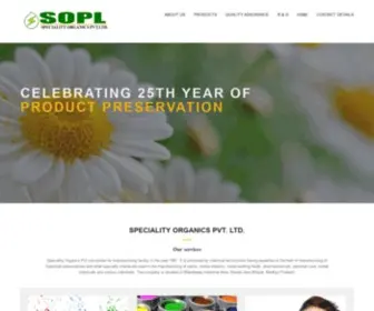 Sopl.co(Speciality Organics Pvt Ltd) Screenshot