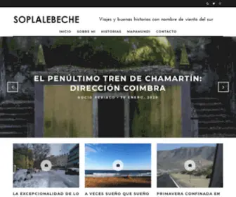 Soplalebeche.com(Viajes y buenas historias con nombre de viento del sur) Screenshot