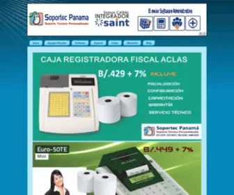 SoportecPanama.com(Impresoras Fiscales en Panamá) Screenshot