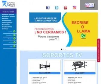 Soportesaries.com(Soportes y muebles para pantallas) Screenshot