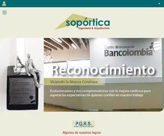 Soportica.com.co(Expertos en Facility management) Screenshot