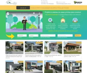 Soprojetos.com.br(Plantas de casas) Screenshot
