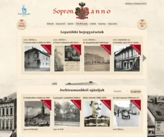 Sopronanno.hu(Sopron anno) Screenshot