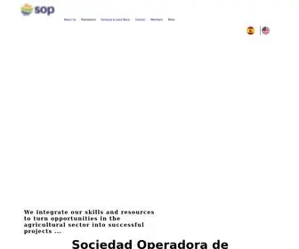 Soproyectos.com(Gerencia de proyectos agrícolas en Colombia) Screenshot