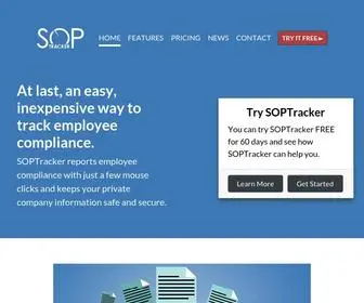 Soptracker.com(SOP Employee Compliance Tracking Software) Screenshot