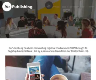 Sopublishing.com(Reinventing regional lifestyle media) Screenshot