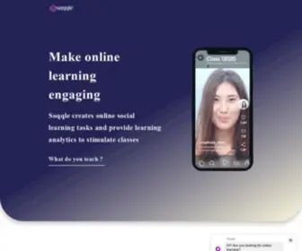SoqQle.com(Soqqle EDU) Screenshot
