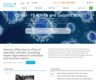 Sor-Solicitors.ie(Solicitors Dublin) Screenshot