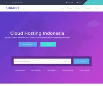 Sorabit.com(Indonesia Nvme SSD Litespeed Cloud hosting murah terbaik) Screenshot