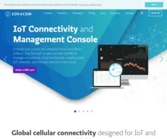 Soracom.io(IoT Connectivity Platform) Screenshot