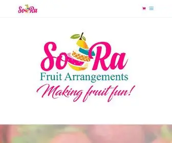 Sorafruitarrangements.com(Sora Fruit Arrangements) Screenshot