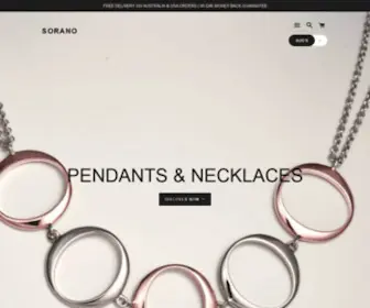 Sorano.com.au(Sorano Jewellery collection of rings) Screenshot