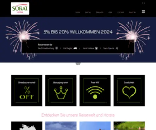 Sorat-Hotels.com(SORAT Hotels) Screenshot