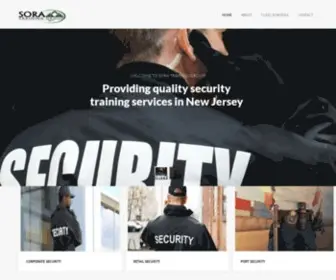 Soratraininggroup.com(NJ Security Officer Training Class) Screenshot