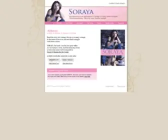 Soraya.com(The Official Website) Screenshot