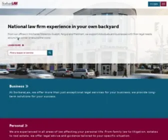 Sorbaralaw.com(Sorbara Law) Screenshot
