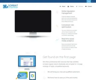 Sorbat.com(SORBAT Corp) Screenshot