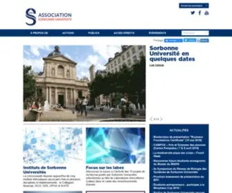 Sorbonne-Universites.fr(Universités) Screenshot