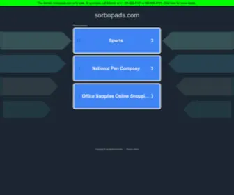 Sorbopads.com(Sorbopads) Screenshot