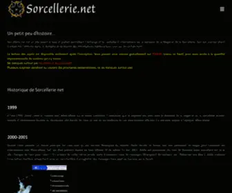 Sorcellerie.net(Le Centre de la sorcellerie et de la magie) Screenshot