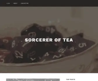 Sorcereroftea.com(Sorcerer of Tea) Screenshot