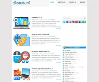 Sordum.org(Simplify Your computer Usage) Screenshot