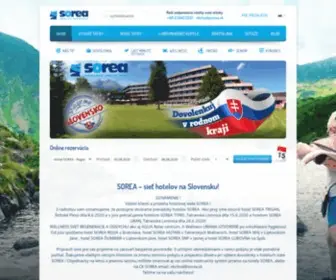 Sorea.sk(SOREA dovolenka na Slovensku) Screenshot
