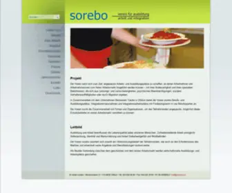 Sorebo.ch(Verein für ausbildung arbeit und integration) Screenshot