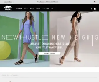 Sorel.com(Footwear for Women) Screenshot