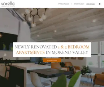 Sorelle-APTS.com(Apartments in Moreno Valley) Screenshot