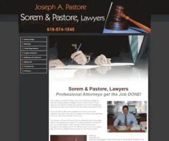 Sorempastore.com(Sorem Pastore Lawyers) Screenshot