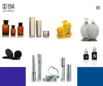Sorena-Pack.com(فروش ظروف آرایشی بهداشتی و بطری آرایشی) Screenshot