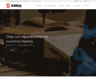 Sorena.cl(Industrias Metalúrgicas Sorena) Screenshot